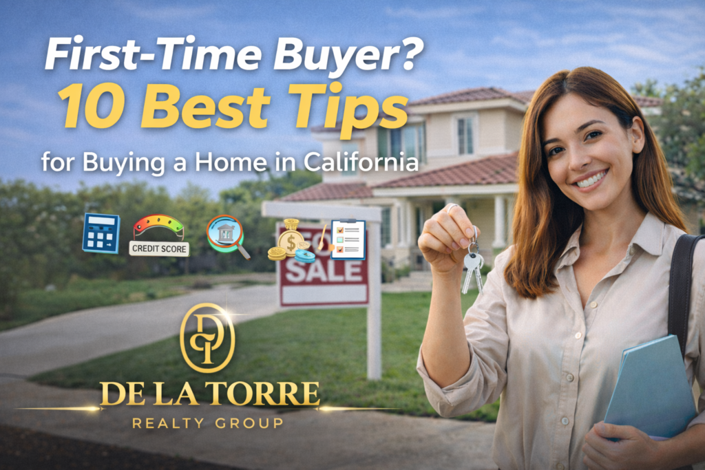 First-Time Buyers? 10 Best Tips for Buying Home in California.
